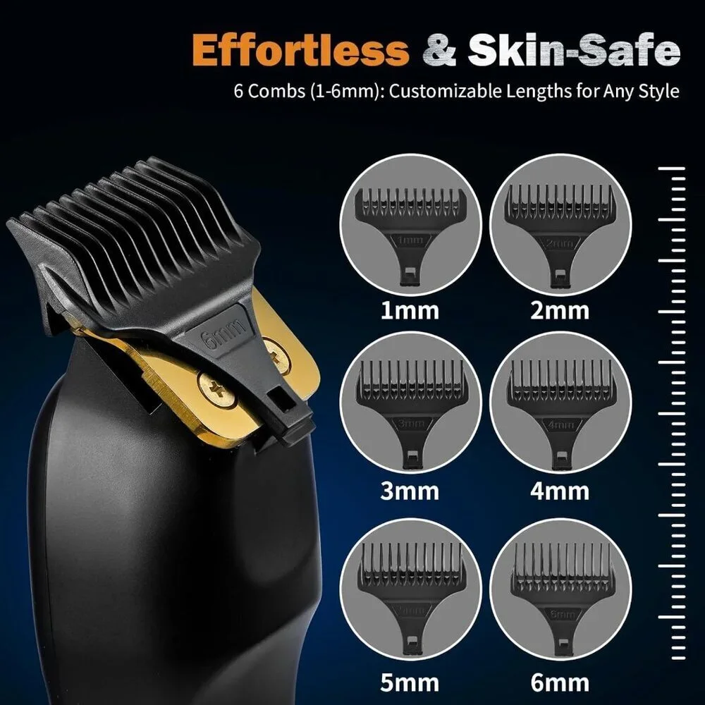 Beard Trimmer for Men - Rechargeable Men's Hair Clippers & Razor, Cordless Hair